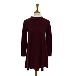 Old Navy Wine / Burgundy mock neck tunic
sweater top Medium